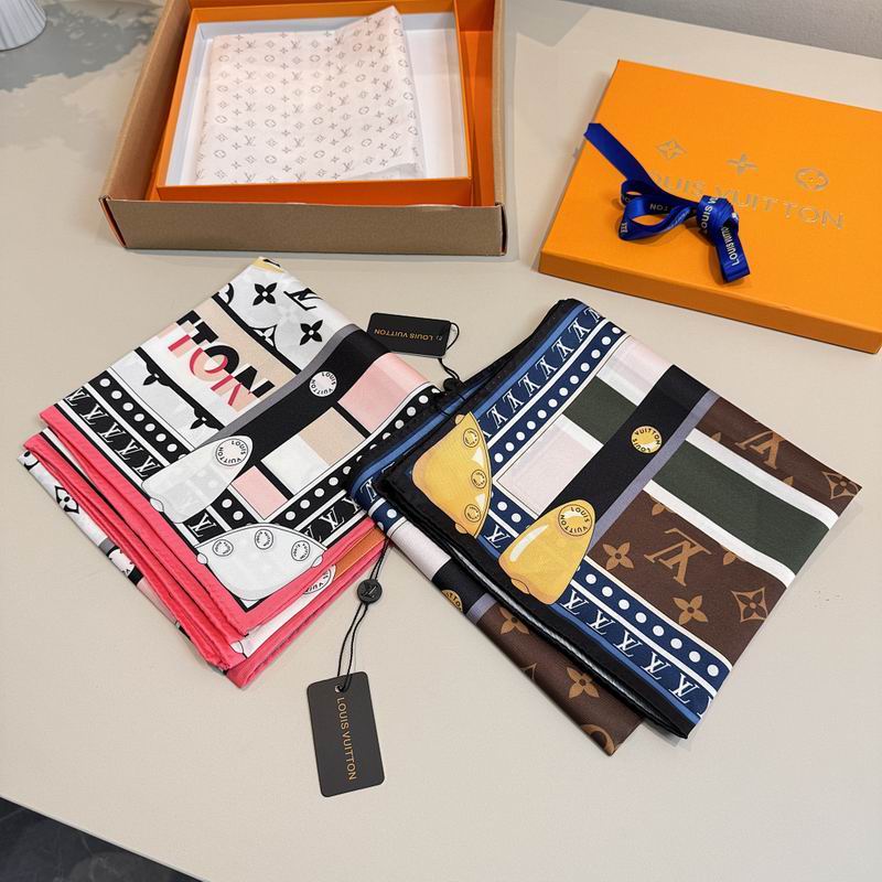 LV silk scarf hm12